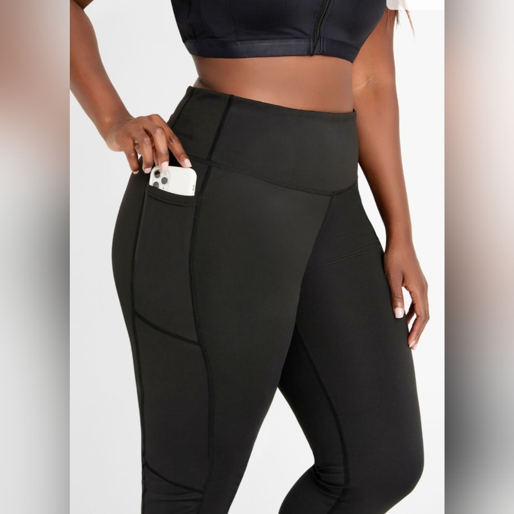 Ashley Stewart Torrid Leggings Phone Pocket 34/36 5x 6x Plus Size Active Wear